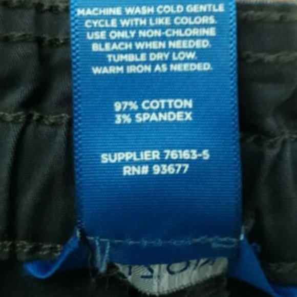 Arizona Jean Co Pants Size Large W35" Juniors High Rise Ankle Elastic Waist Gray - Picture 8 of 8